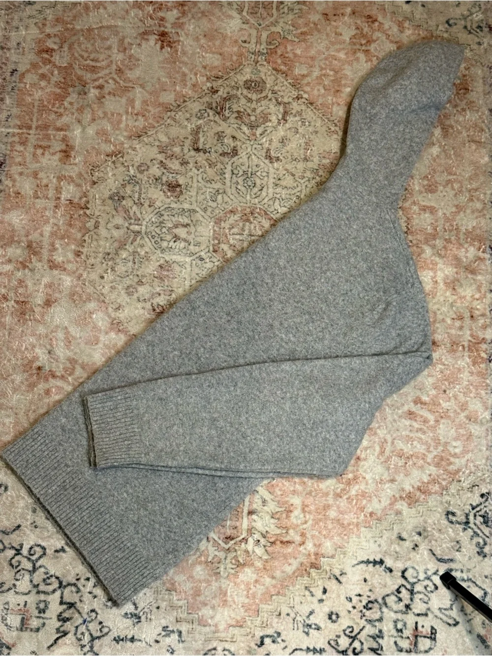 J. Crew Heather Gray Hooded Sweater